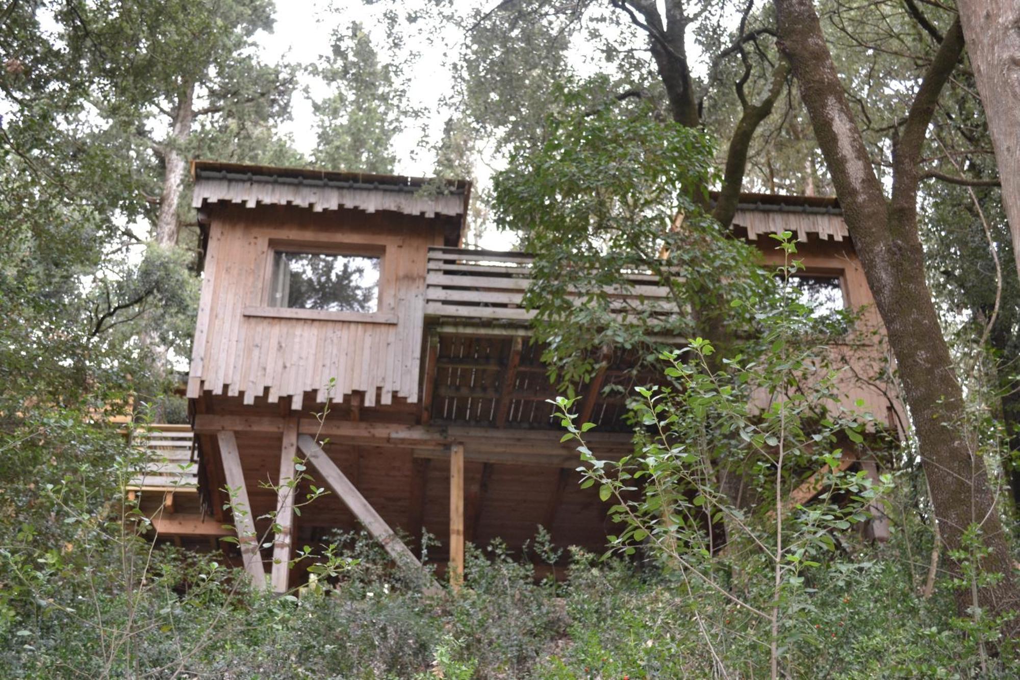 Les Cabanes Dans Les Bois Logis Hotel Villedubert Екстер'єр фото