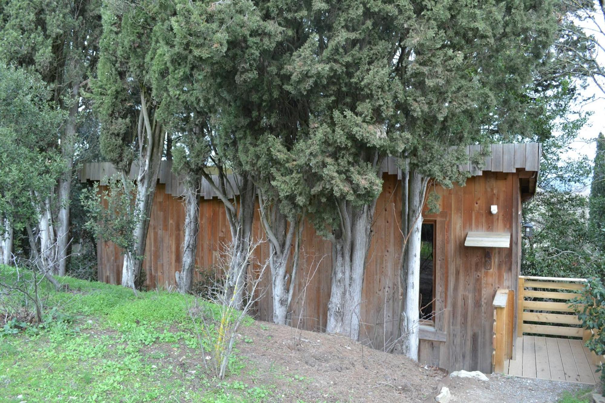 Les Cabanes Dans Les Bois Logis Hotel Villedubert Екстер'єр фото