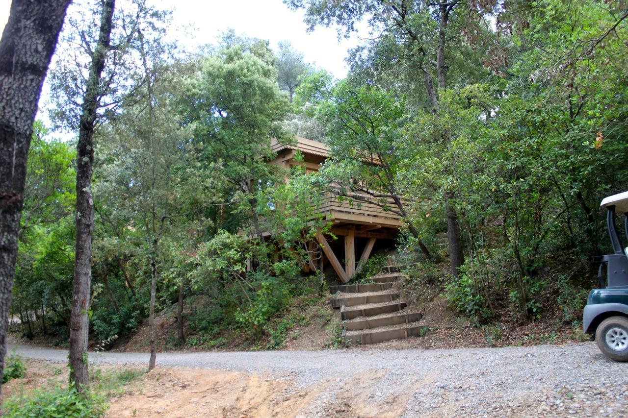 Les Cabanes Dans Les Bois Logis Hotel Villedubert Екстер'єр фото