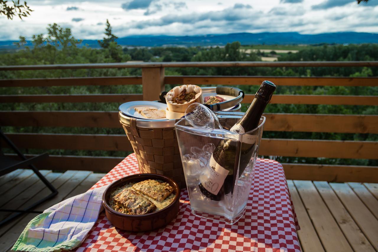 Les Cabanes Dans Les Bois Logis Hotel Villedubert Екстер'єр фото