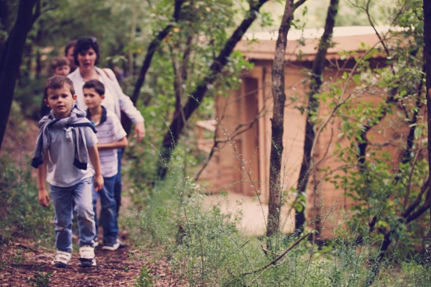 Les Cabanes Dans Les Bois Logis Hotel Villedubert Екстер'єр фото